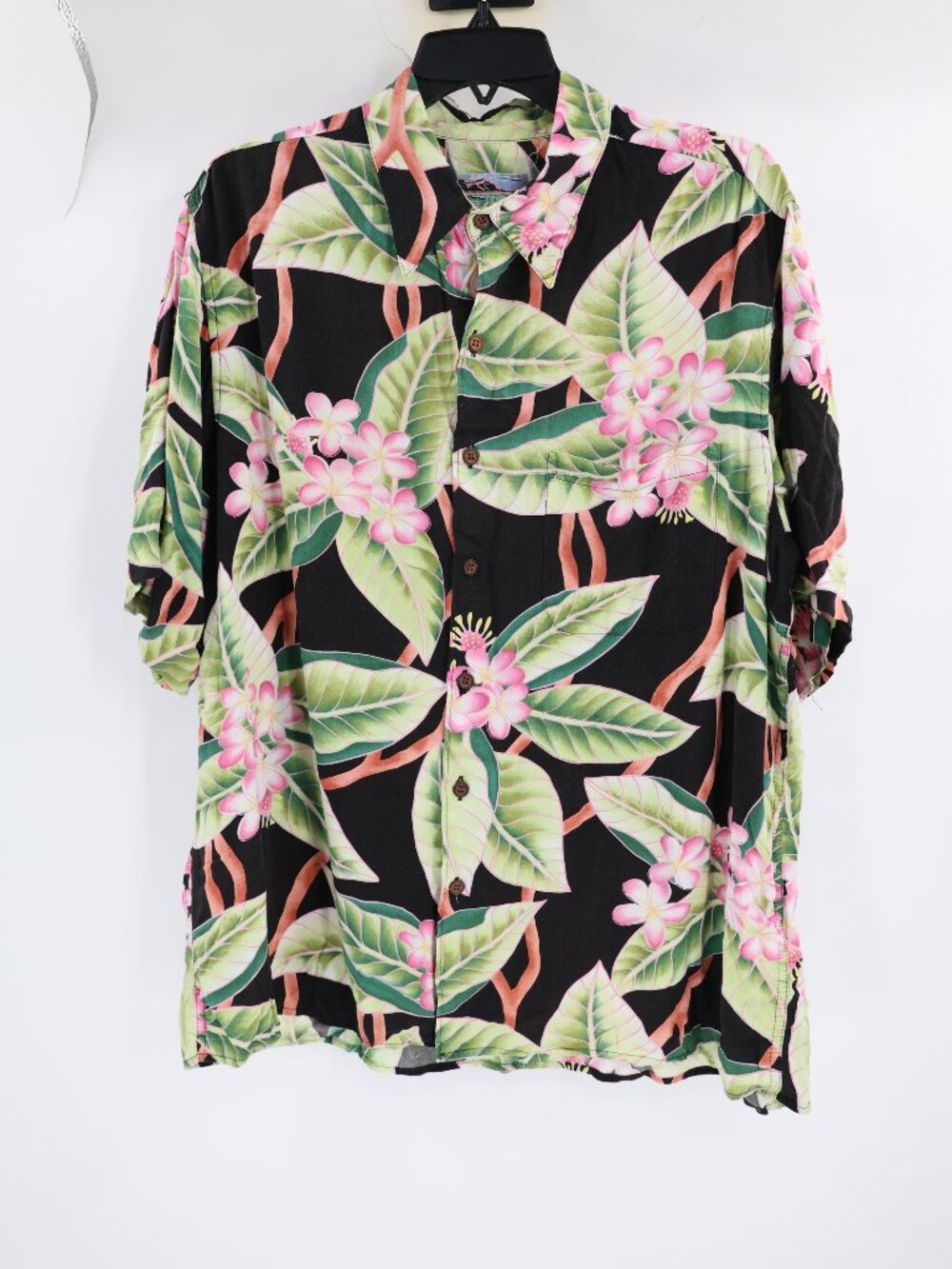 Vintage Reyn Spooner Hawaiian Shirt Men Large Spun Rayon Aloha camp short sleeve